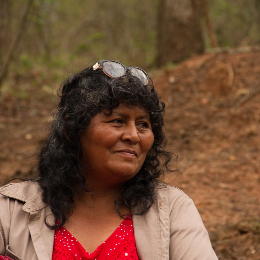 Clara es una lideresa indígena