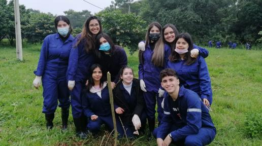 Integrantes de la Red de Jóvenes para la Acción Climática 